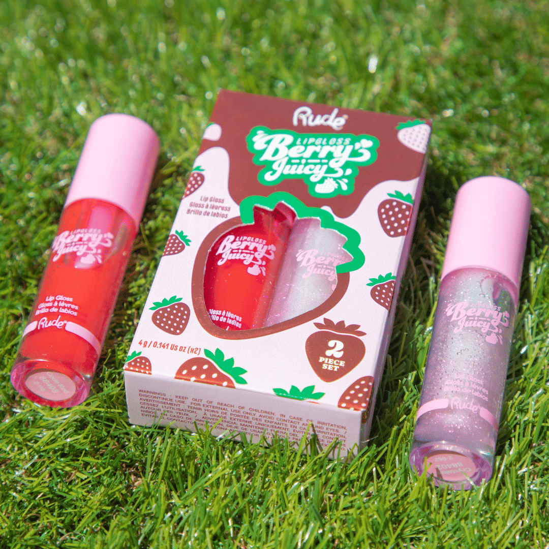 RUDE Berry Juicy Lip Gloss Duo