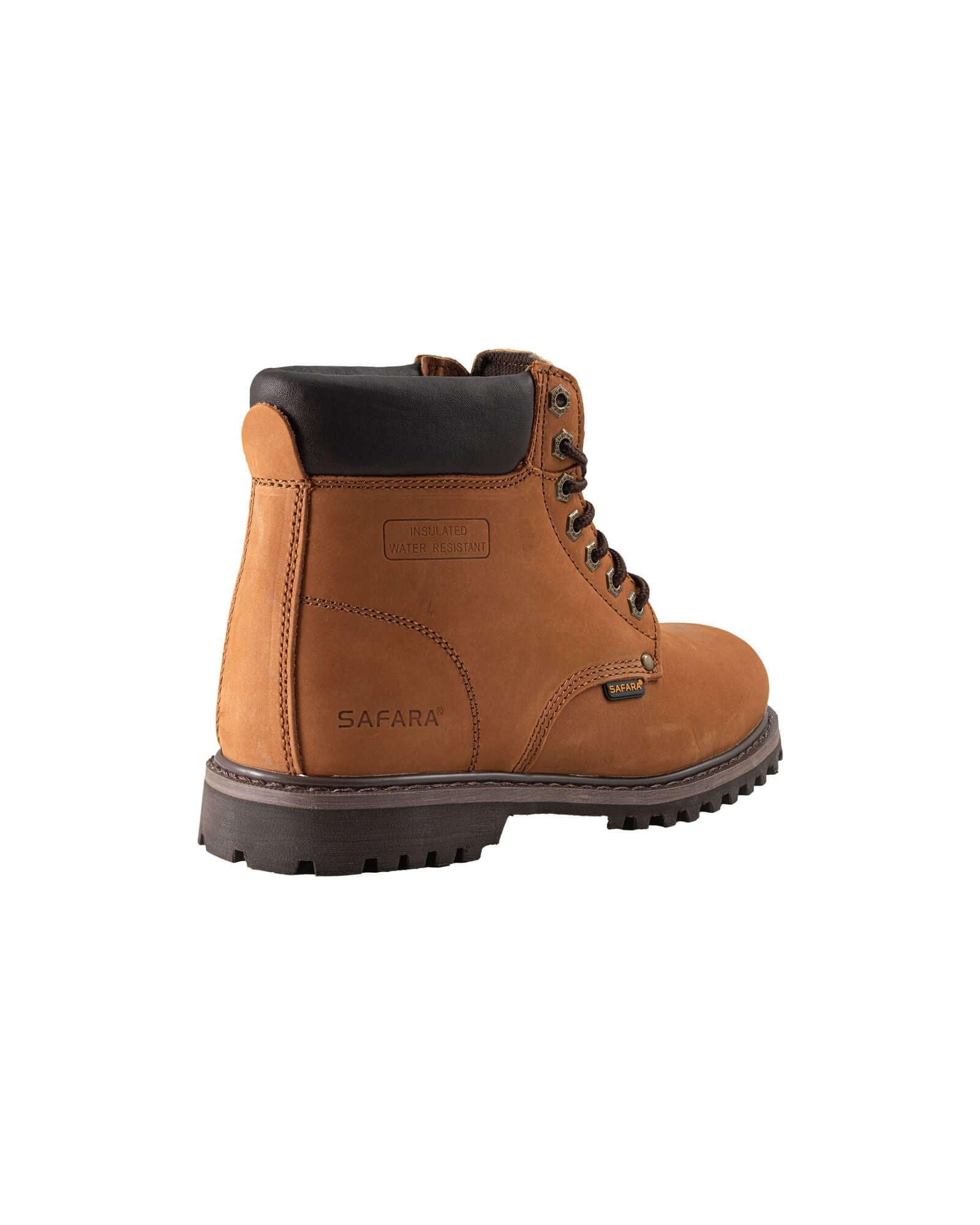 Safara Premium Brown Nubuck Water Resistant Work Boots (R61300)