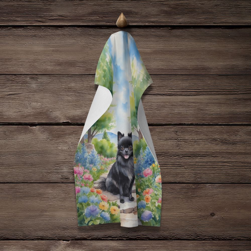 Pomeranian Spring Path Kitchen Towel Dish Cloths Guest Hand Towel Decorative Bathroom Towel for Face,Tea, Dishcloth, Kitchen and Bath