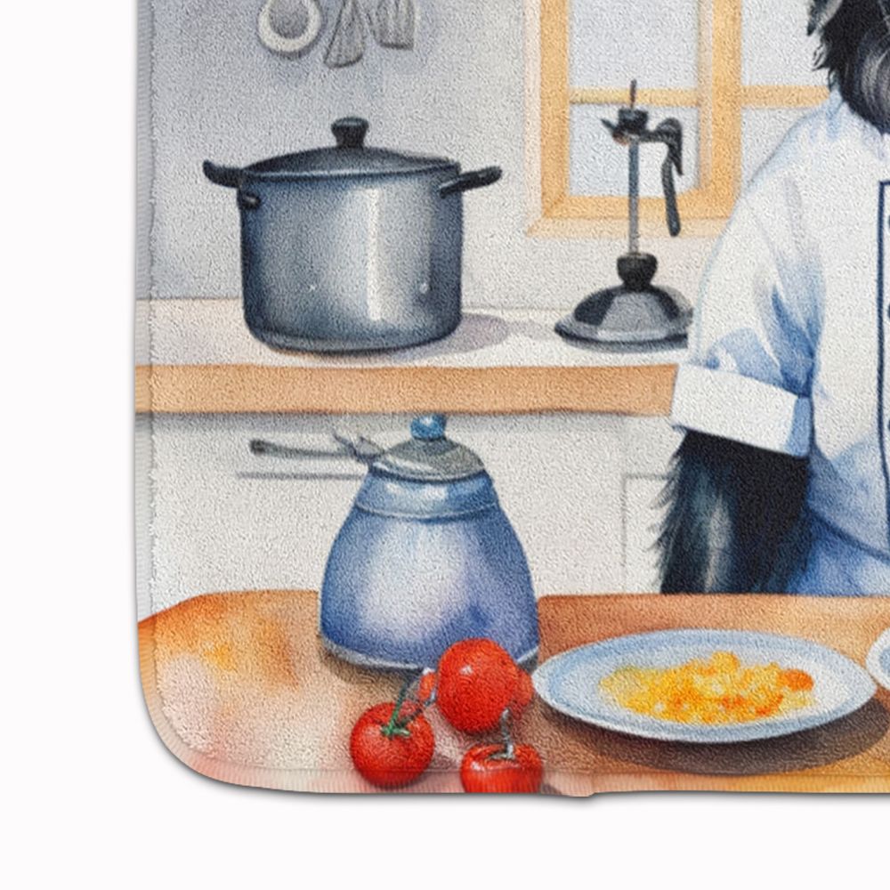 Flat-Coated Retriever The Chef Memory Foam Kitchen Mat Machine Washable Anti-Fatigue Mat Cushion Comfort Bath Mat or Kitchen Rug