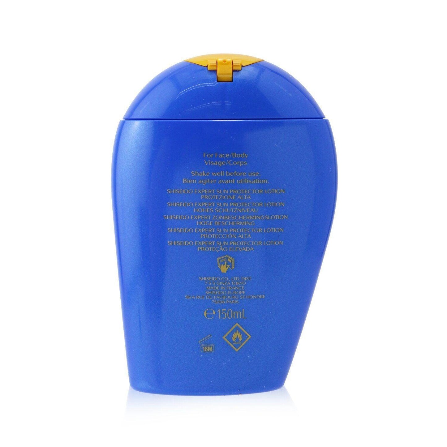 SHISEIDO - Expert Sun Protector Face & Body Lotion SPF 30 UVA (Turn Invisible, High Protection, Very Water-Resistant) 15675 150ml/5.07oz