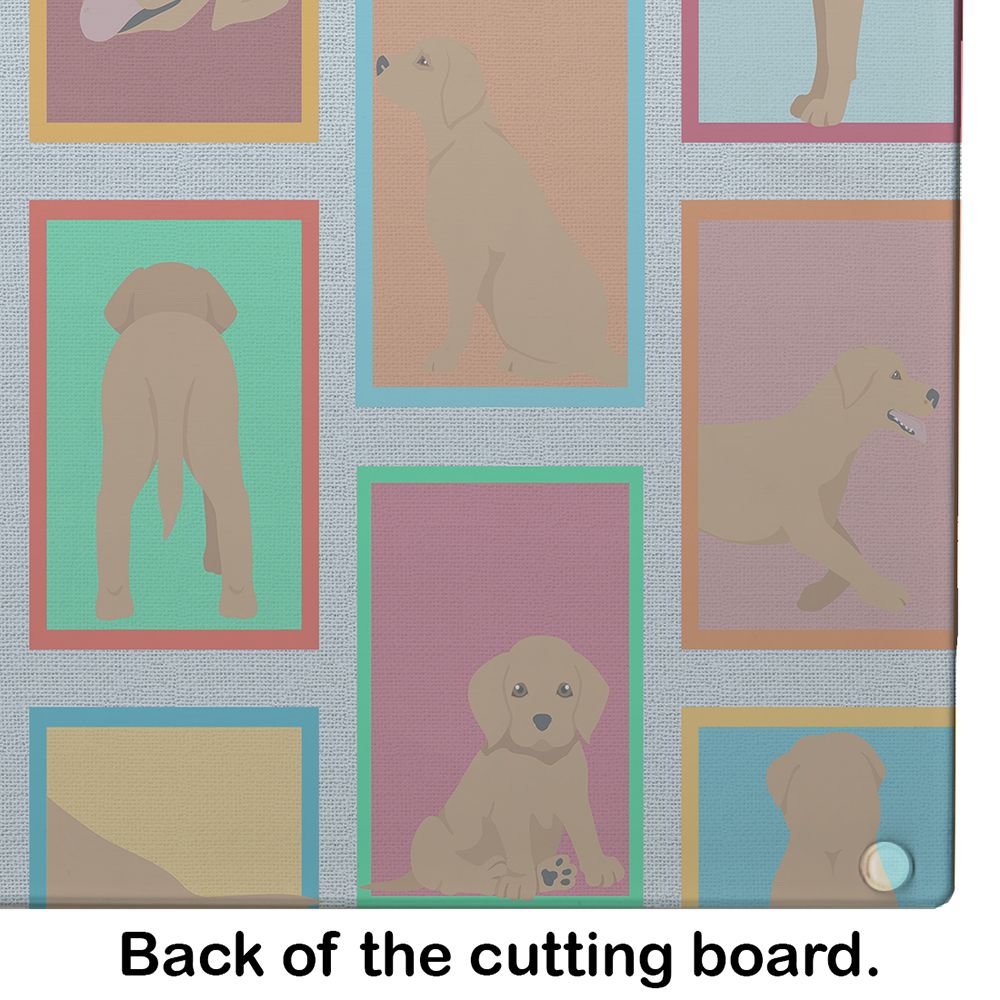 NEW Lots of Red Fox Labrador Retriever Glass Cutting Board Decorative Tempered Glass Kitchen Cutting and Serving Board Large Size Chopping Board