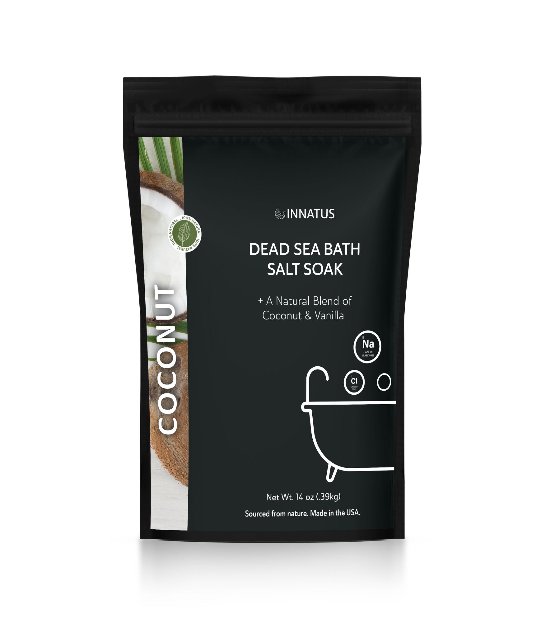 Dead Sea Soothing Bath Salt Soak with 21 Minerals – Relaxing, Detoxifying, and Nourishing for Skin – 14oz, Infused with Eucalyptus & Rosemary Oils – Rejuvenate Mind & Body.