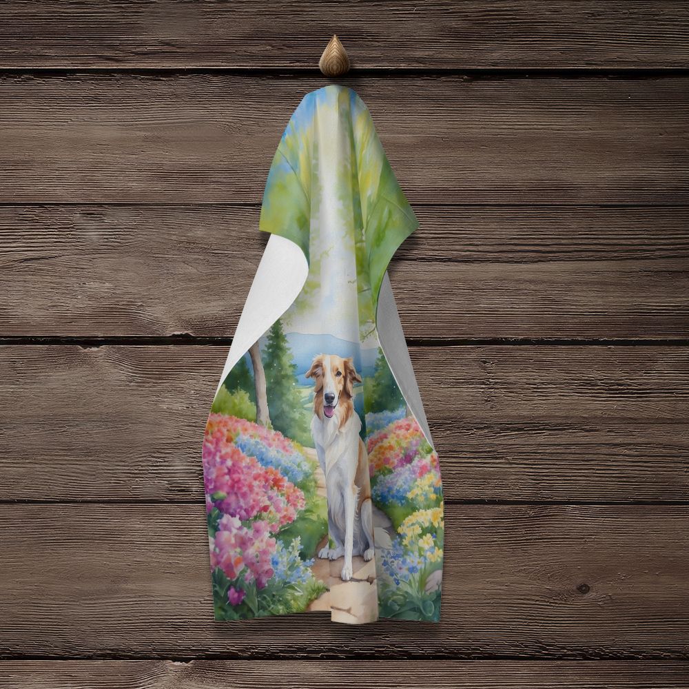 Borzoi Spring Path Kitchen Towel Dish Cloths Guest Hand Towel Decorative Bathroom Towel for Face,Tea, Dishcloth, Kitchen and Bath
