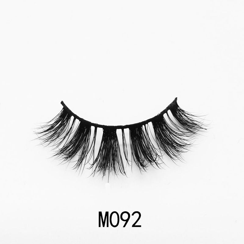 Handgemaakte Mink Wimpers Soft Curl Gevleugelde End Oog Langwerpige Valse Wimpers Dikke Kruis Natuurlijke Fake Lash Nieuwe Makeup Tools GroothandelDetails