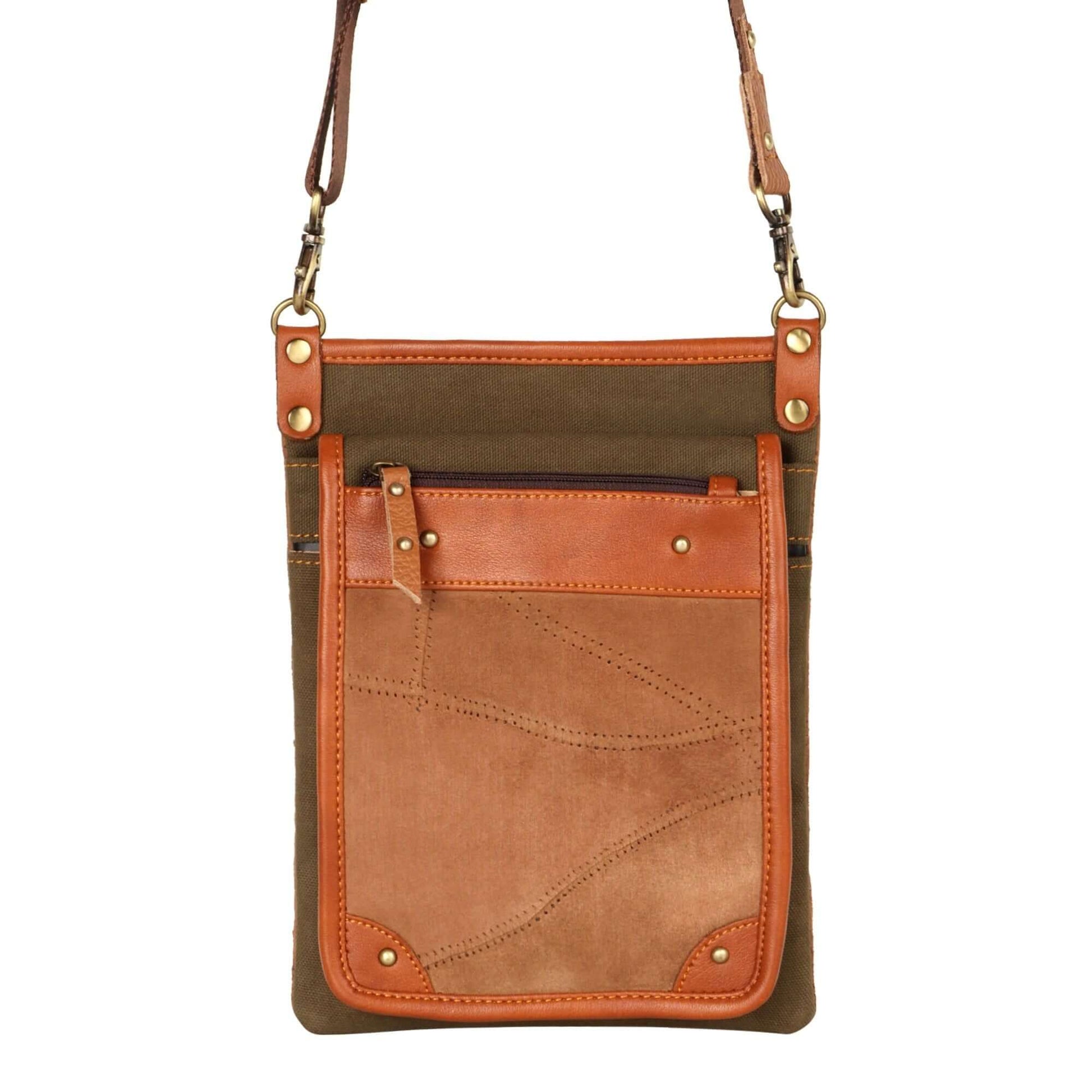 Tiah Crossbody Bag w/ Hidden CC Slots - OG Green