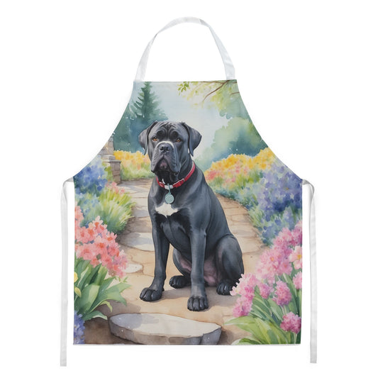 Cane Corso Spring Path Apron Cooking Kitchen Server Baking Crafts Gardening for Adult Women Men, Unisex, Large, Multicolor