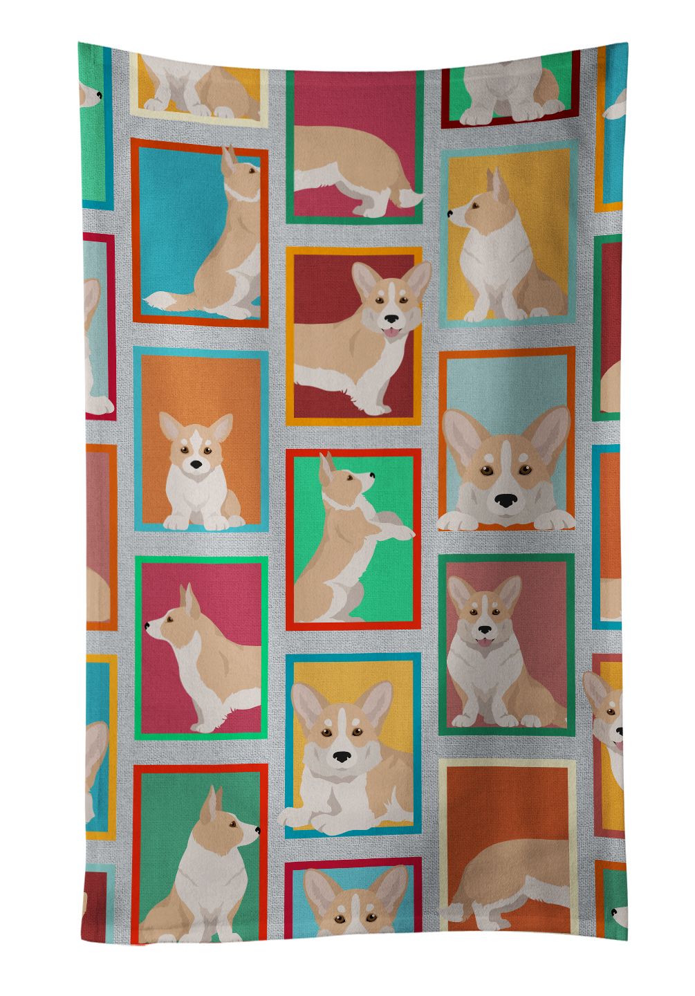 Lots of Fawn Cardigan Corgi Kitchen Towel Dish Cloths Guest Hand Towel Decorative Bathroom Towel for Face,Tea, Dishcloth, Kitchen and Bath