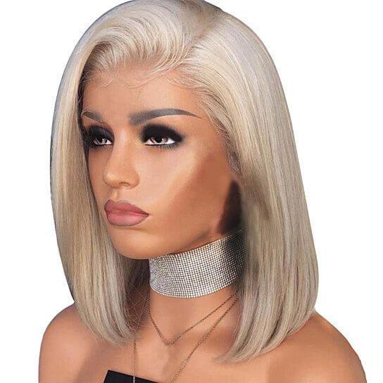 Women Side Parting Shoulder Length Straight Synthetic Hair Cosplay Wig - Clothes For Her Online Store