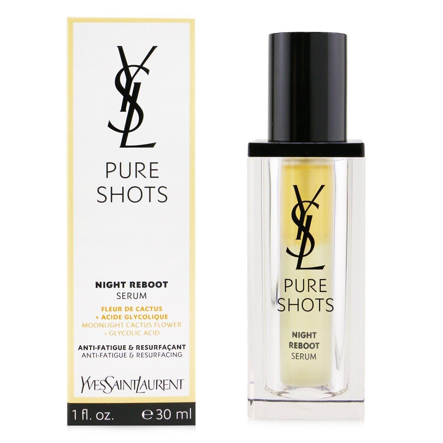 YVES SAINT LAURENT - Pure Shots Night Reboot Serum - Anti-Fatigue & Resurgacing 353220 30ml/1oz