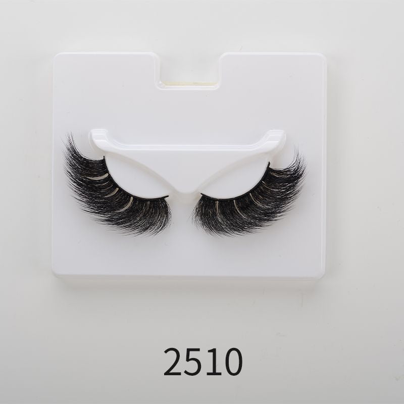 25mm Angel Winged Eyelashes Handmade Thick Theatrical Curly Fake Eyelash Black Natural Long Lash For Eyelash Extension WholesaleDetails