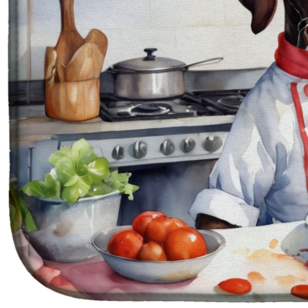 Pointer The Chef Dish Drying Mat Absorbent Dish Drying Mat Pad for Kitchen Counter Dish Drainer Mat for Countertop, 14 x 21", Multicolor