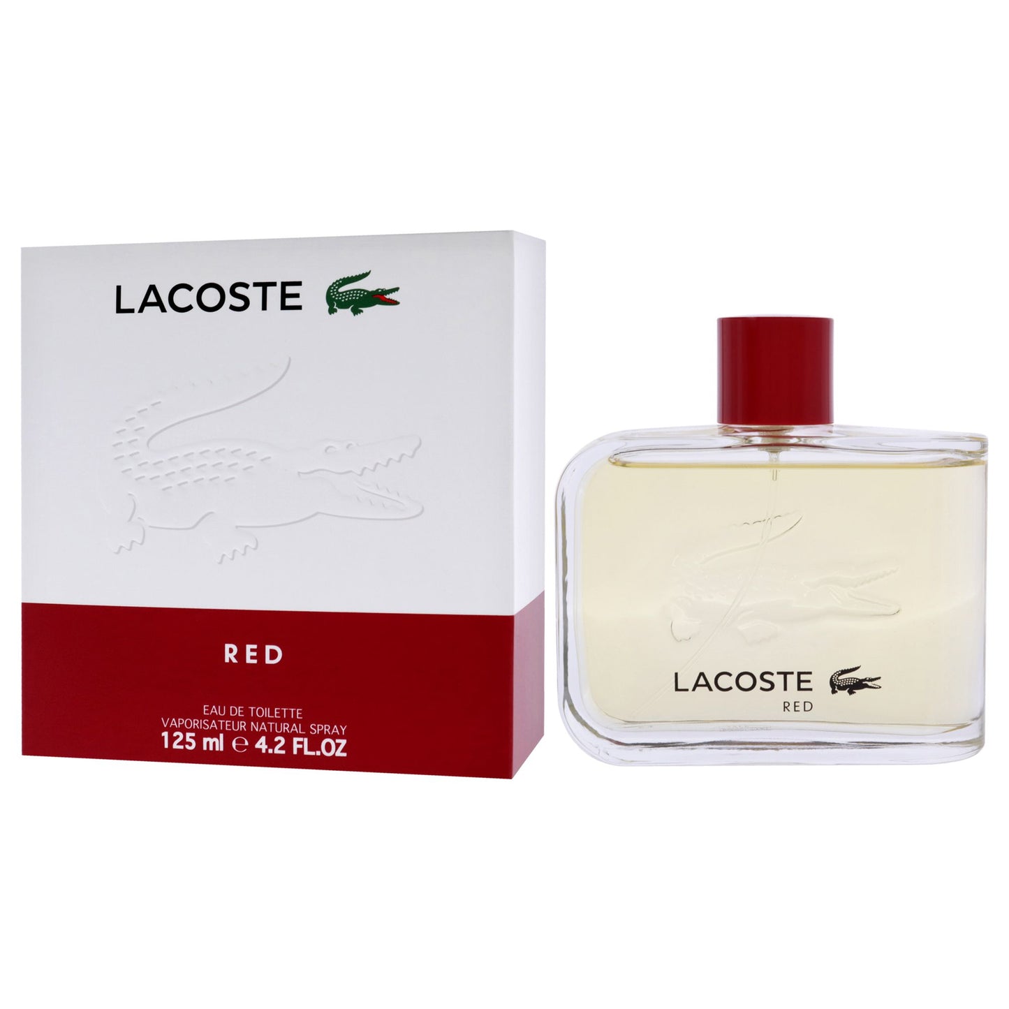 Lacoste Red by Lacoste for Men - 4.2 oz EDT Spray