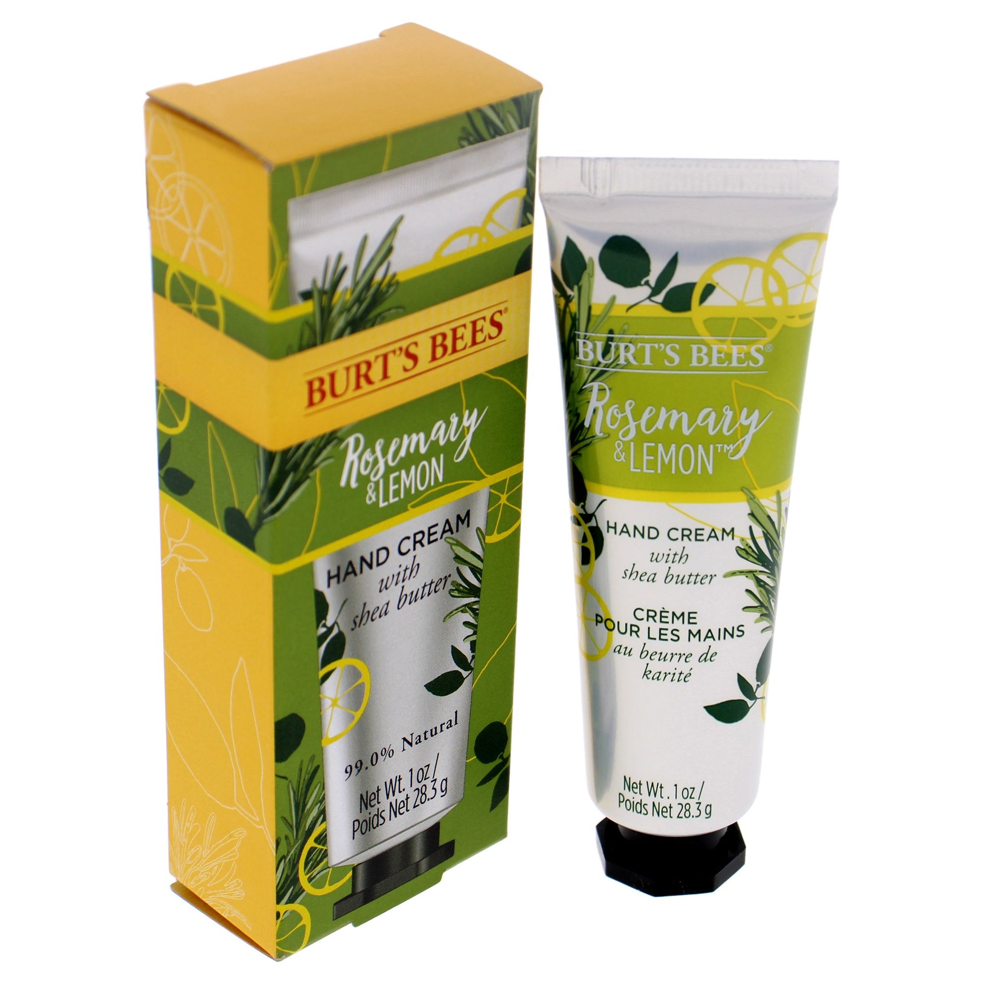 Rosemary and Lemon Hand Cream by Burts Bees for Unisex - 1 oz Hand Cream