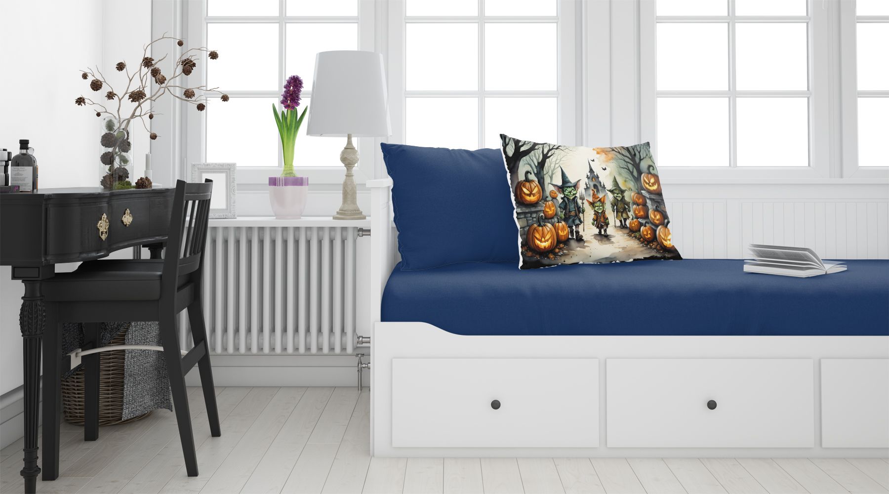 Goblins Spooky Halloween Standard Pillowcase Lightweight Super Soft Easy Care Decorative Artwork Pillowcase, Standard
