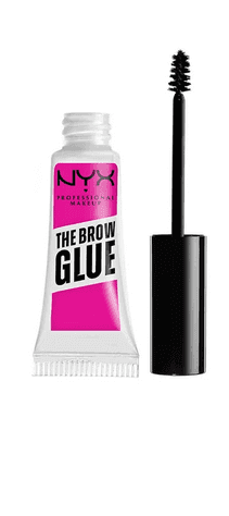 Nyx Professional Makeup Brow Glue, Extreme Hold Eyebrow Gel, Clear, 0.17 oz