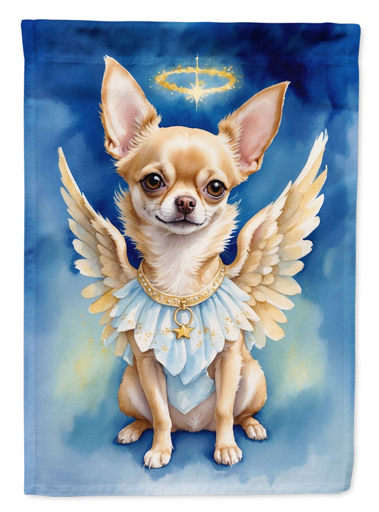 Chihuahua My Angel Garden Flag Mailbox Flag Decorative Yard Flag Banner Outside Patio Artwork Yard Flower Beds, Garden Size, Multicolor