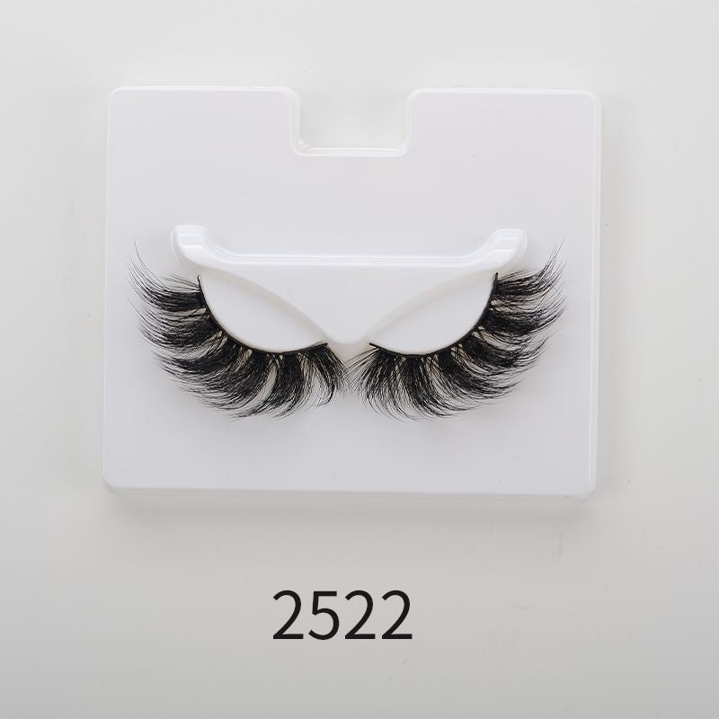 25mm Angel Winged Eyelashes Handmade Thick Theatrical Curly Fake Eyelash Black Natural Long Lash For Eyelash Extension WholesaleDetails