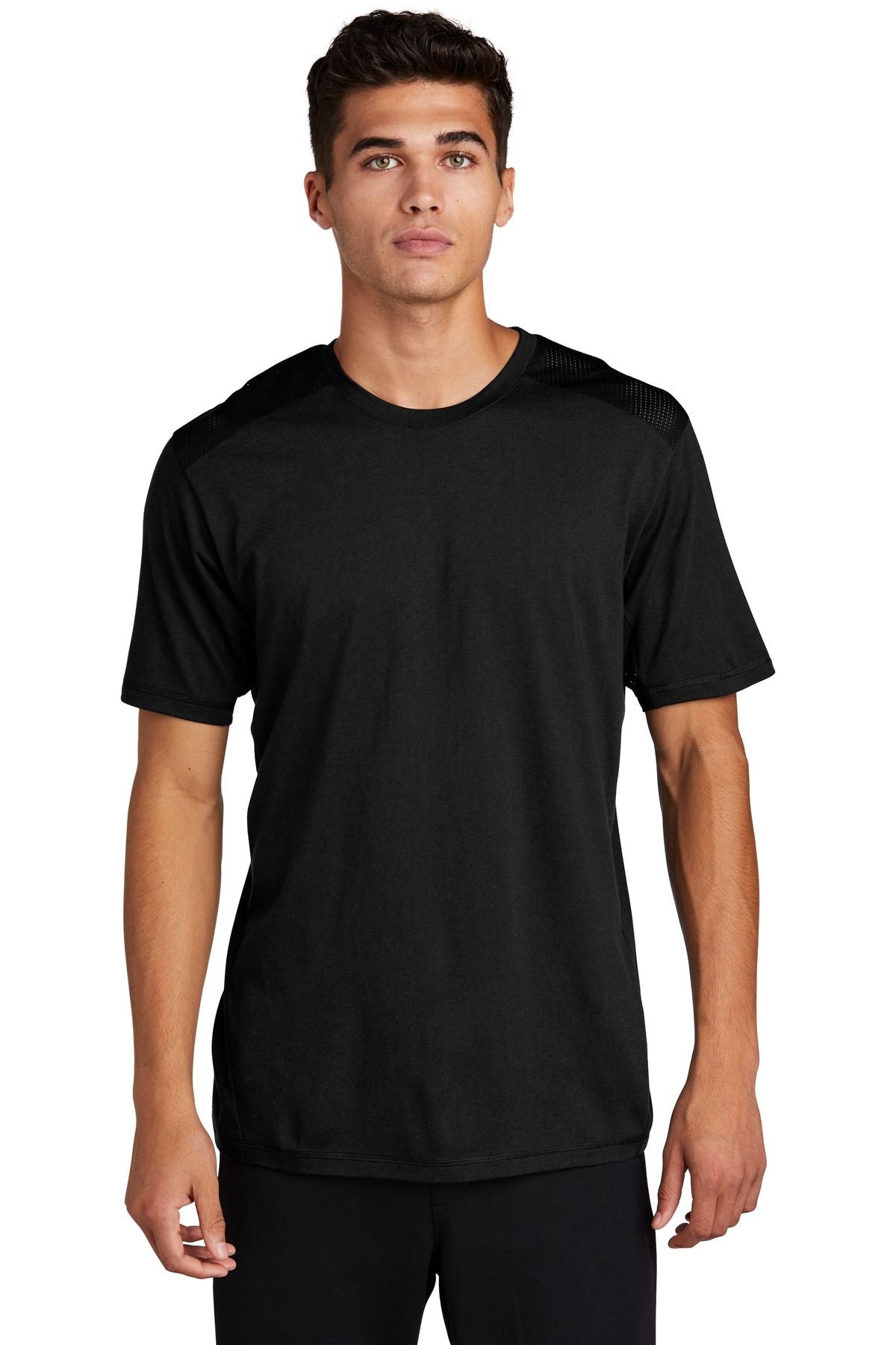 Sport-Tek PosiCharge Tri-Blend Wicking Draft Tee ST410