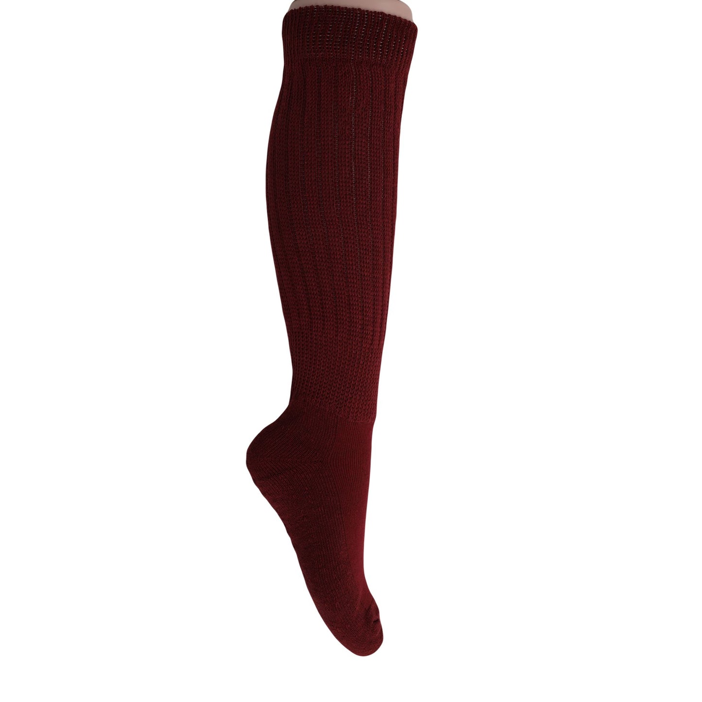 Women's Extra Long Slouch Scrunch Socks Knee High, Cotton Blend, Pack of 2, Fits Shoe Sizes 5-10, 80s Style, 28 Colors