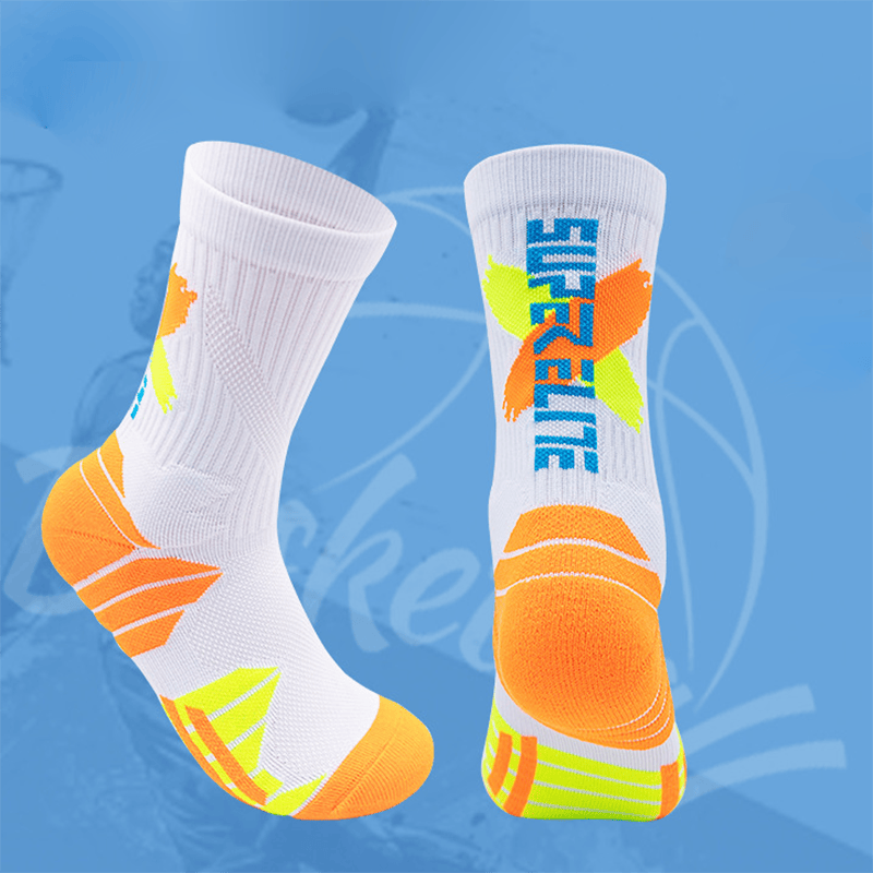 For Men Compression Running Socks Athletic Socks With Cushion Basketball Sport Socks Anti-odor And Anti-slip For Running Fitness Hiking And Cycling - Clothes For Her Online Store