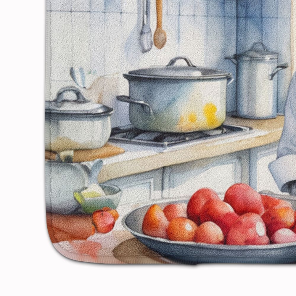 English Setter The Chef Memory Foam Kitchen Mat Machine Washable Anti-Fatigue Mat Cushion Comfort Bath Mat or Kitchen Rug