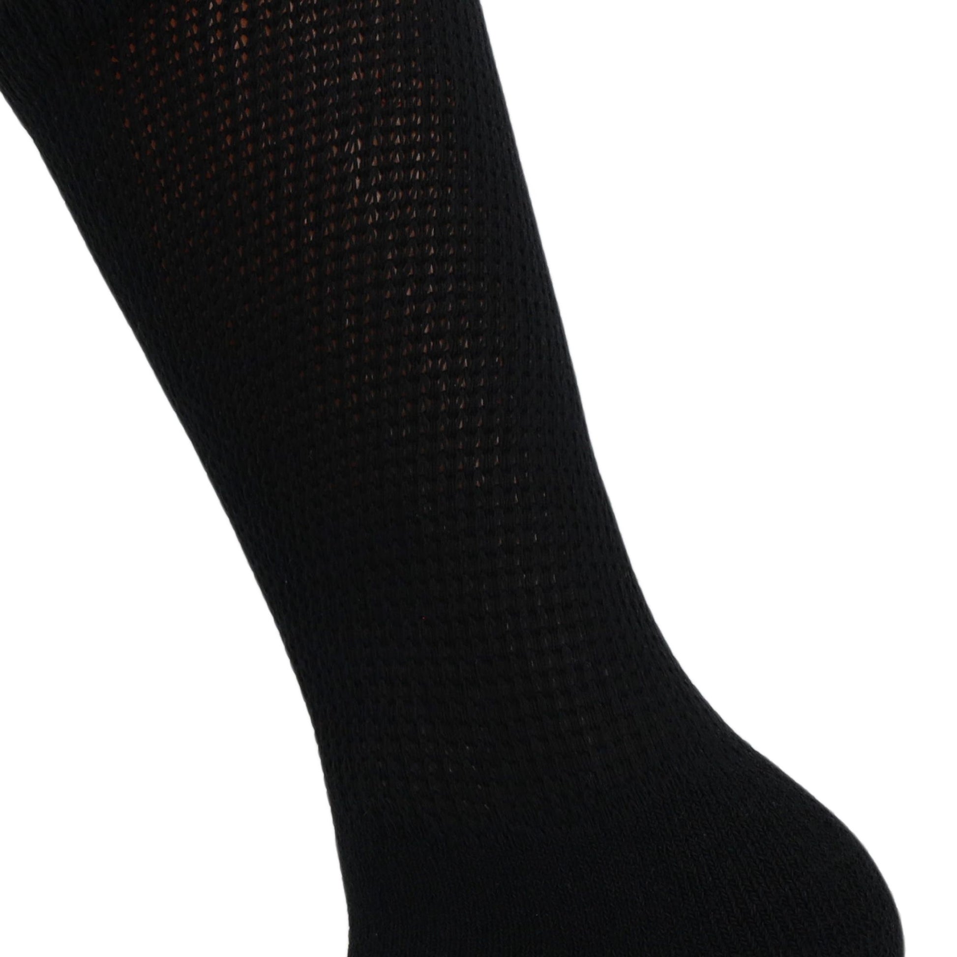 Diabetic Crew Socks Non-Binding Cotton Crew Diabetes Socks 6 Pairs