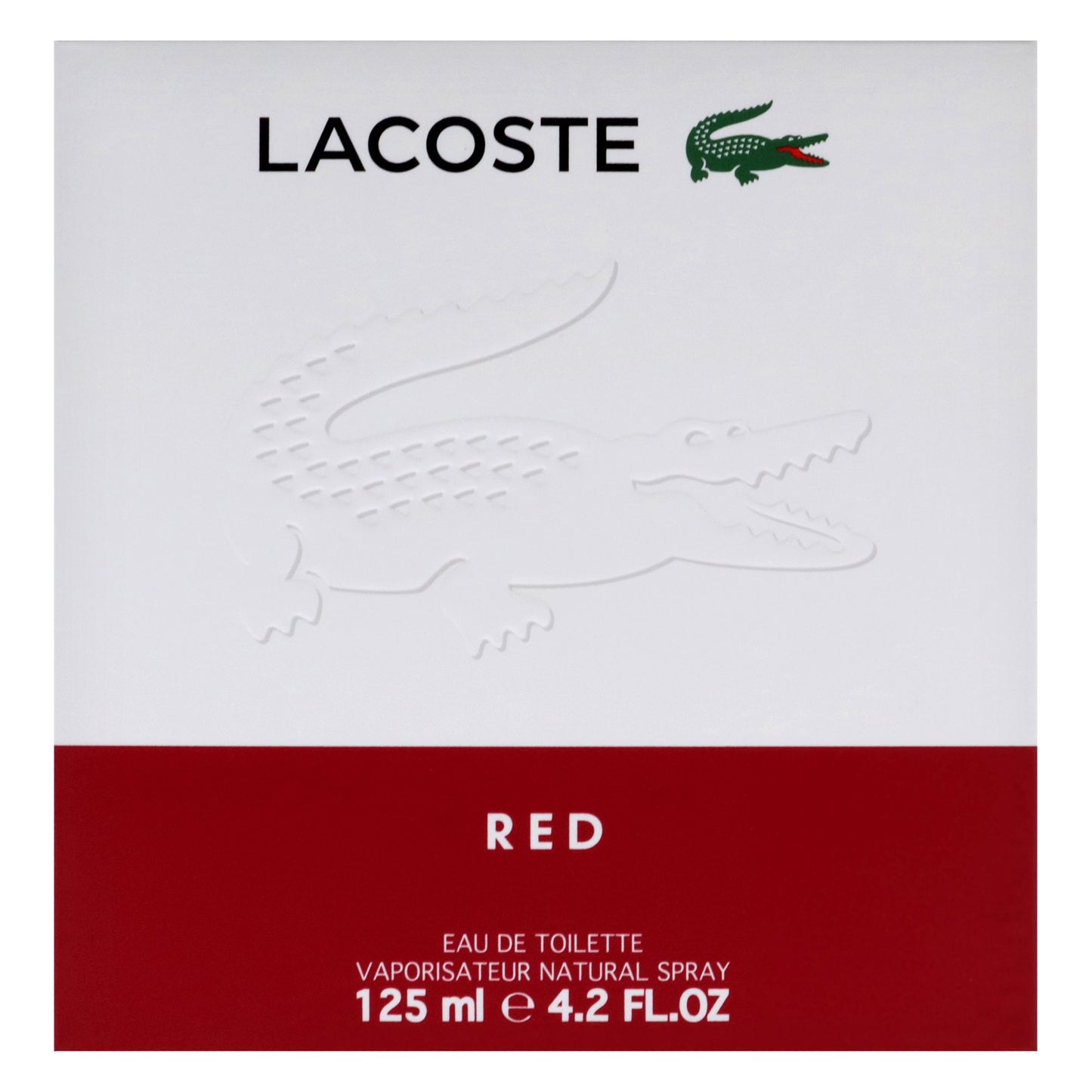 Lacoste Red by Lacoste for Men - 4.2 oz EDT Spray