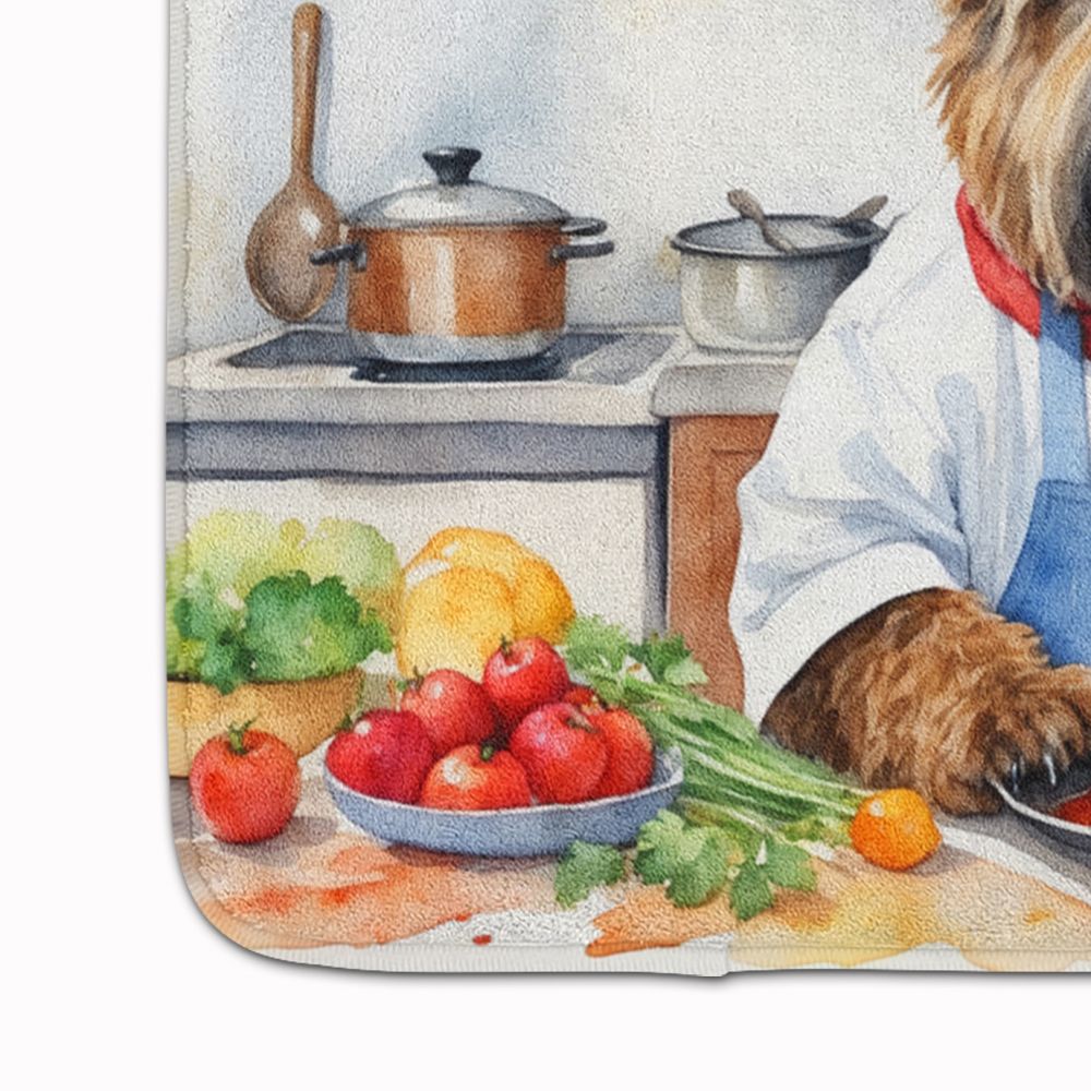 Bouvier des Flandres The Chef Memory Foam Kitchen Mat Machine Washable Anti-Fatigue Mat Cushion Comfort Bath Mat or Kitchen Rug