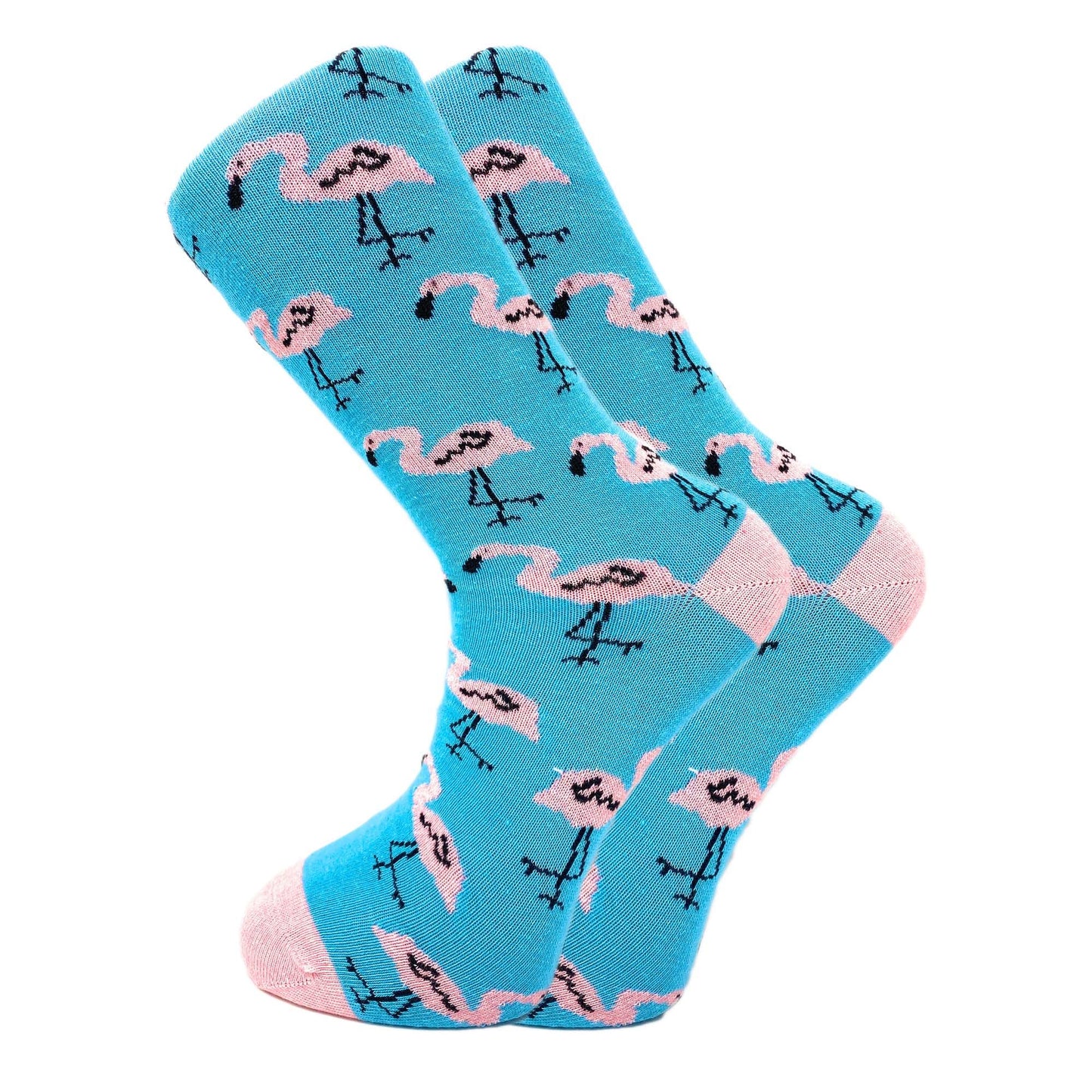 Colorful Funny Socks Novelty Crazy Cotton Crew Dress Socks 6 Pairs