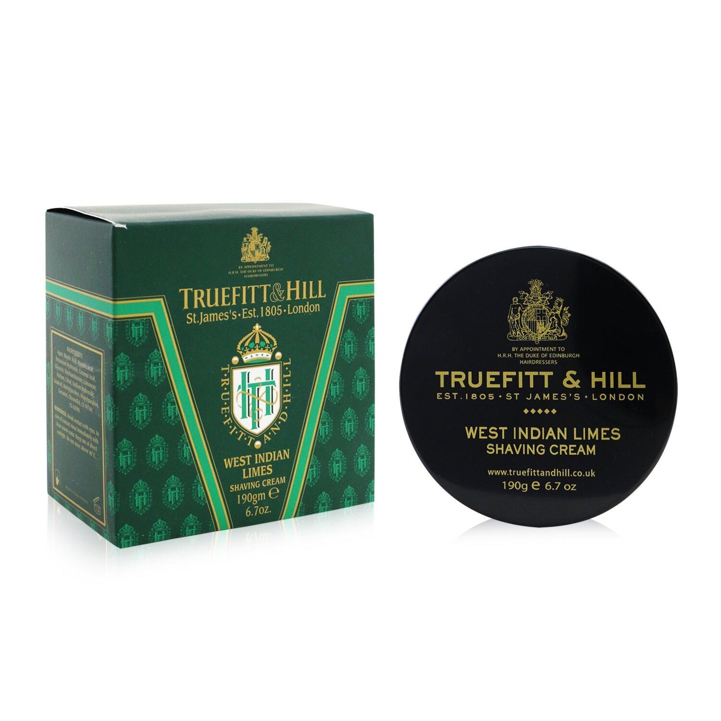 TRUEFITT & HILL - West Indian Limes Shaving Cream 00024 190g/6.7oz