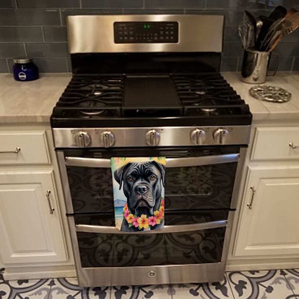 Cane Corso Luau Kitchen Towel Dish Cloths Guest Hand Towel Decorative Bathroom Towel for Face,Tea, Dishcloth, Kitchen and Bath