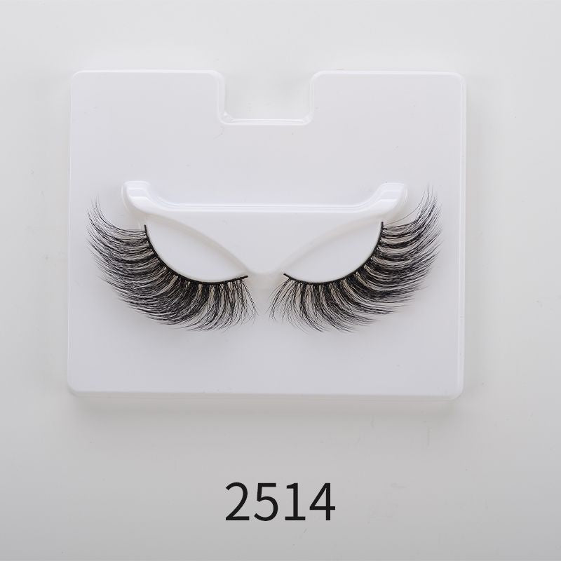 25mm Angel Winged Eyelashes Handmade Thick Theatrical Curly Fake Eyelash Black Natural Long Lash For Eyelash Extension WholesaleDetails