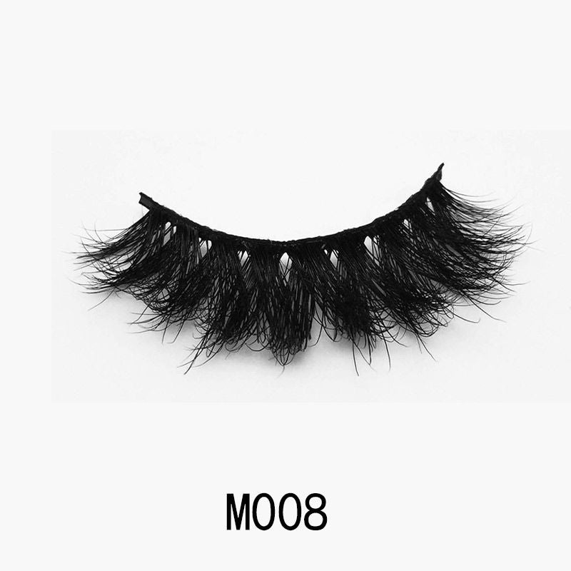 Handgemaakte Mink Wimpers Soft Curl Gevleugelde End Oog Langwerpige Valse Wimpers Dikke Kruis Natuurlijke Fake Lash Nieuwe Makeup Tools GroothandelDetails