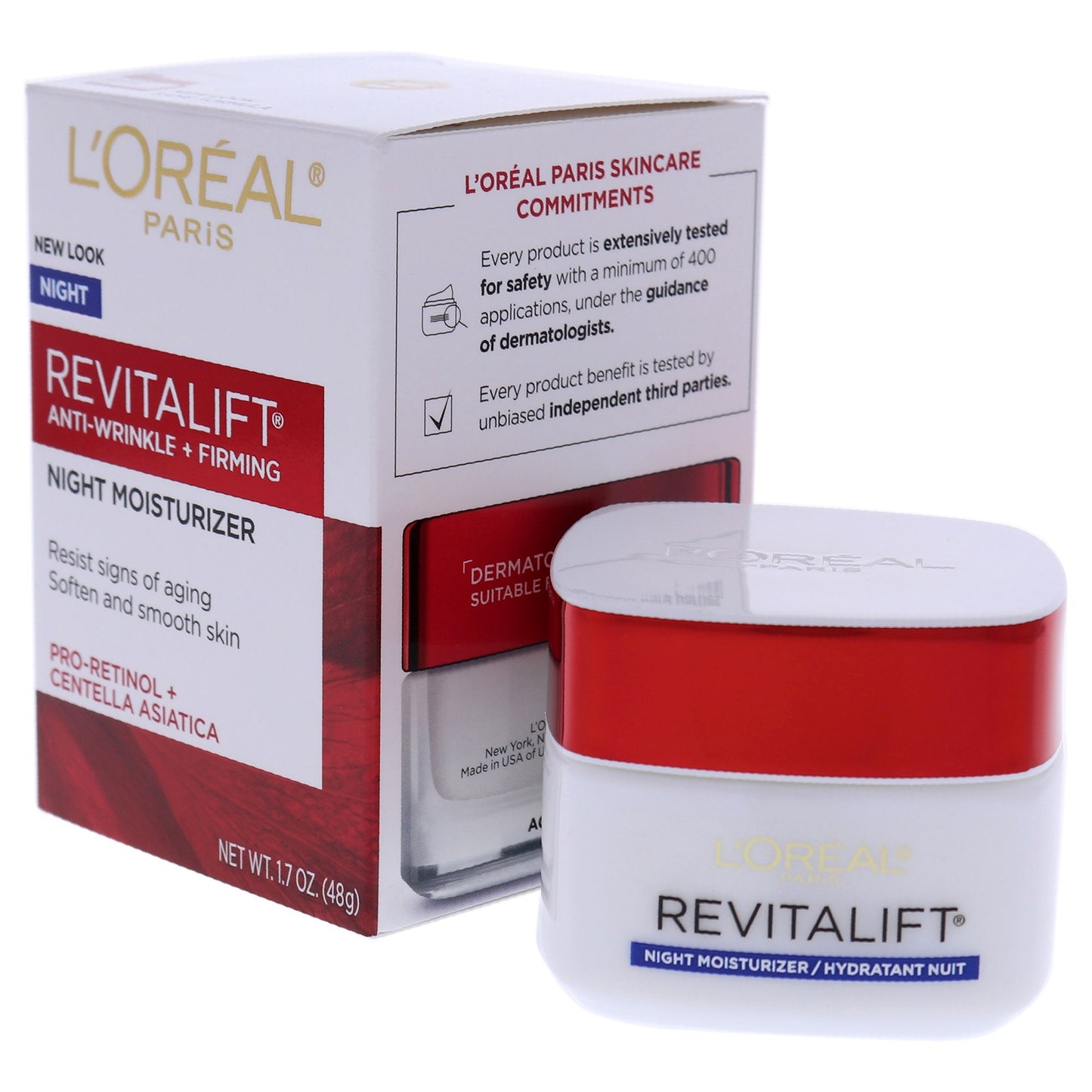 Revitalift Anti-Wrinkle and Firming Night Moisturizer by LOreal Professional for Unisex - 1.7 oz Moisturizer