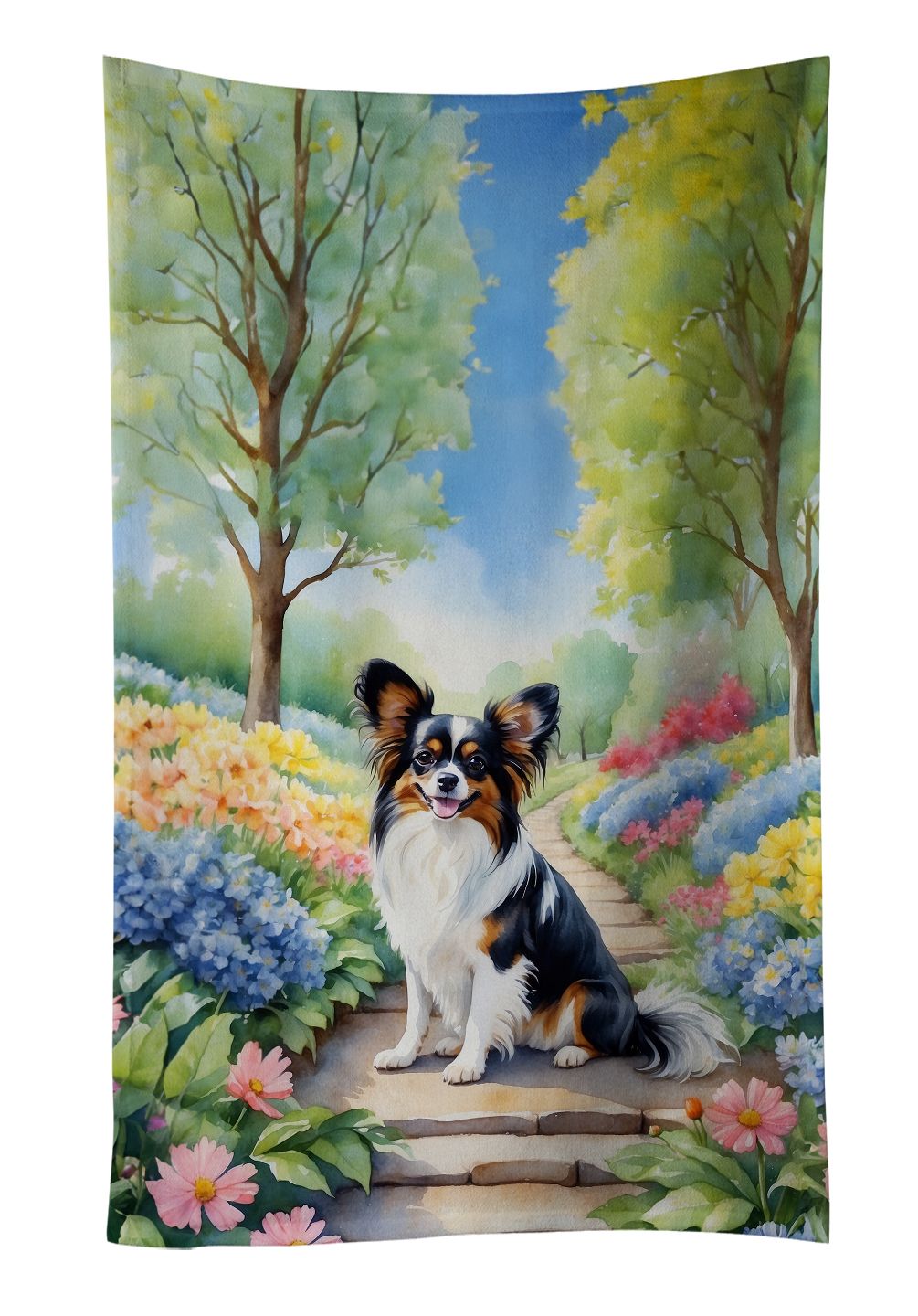 Papillon Spring Path Kitchen Towel Dish Cloths Guest Hand Towel Decorative Bathroom Towel for Face,Tea, Dishcloth, Kitchen and Bath