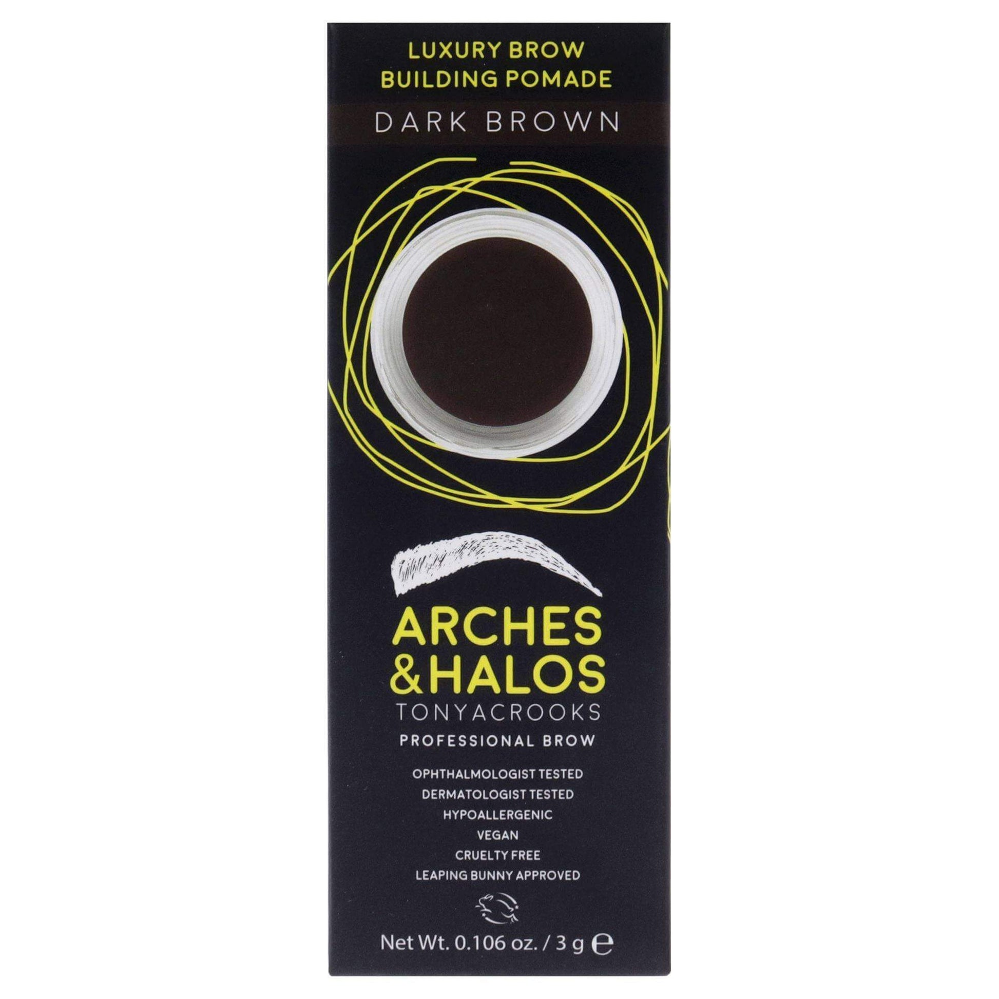 Luxury Brow Buiding Pomade - Dark Brown by Arches and Halos for Women - 0.106 oz Pomade - Clothes For Her Online Store