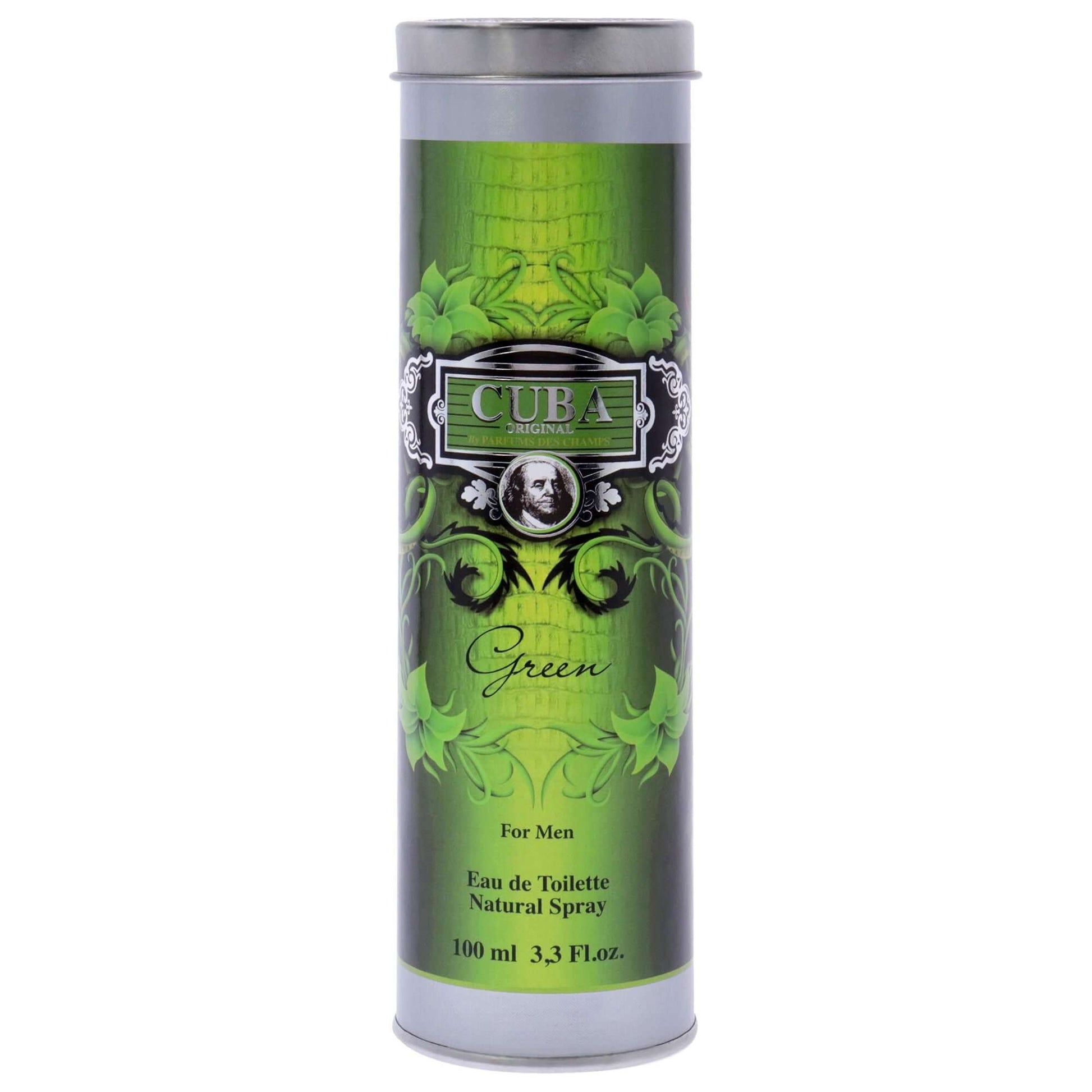 Cuba Green by Cuba for Men - 3.3 oz EDT Spray