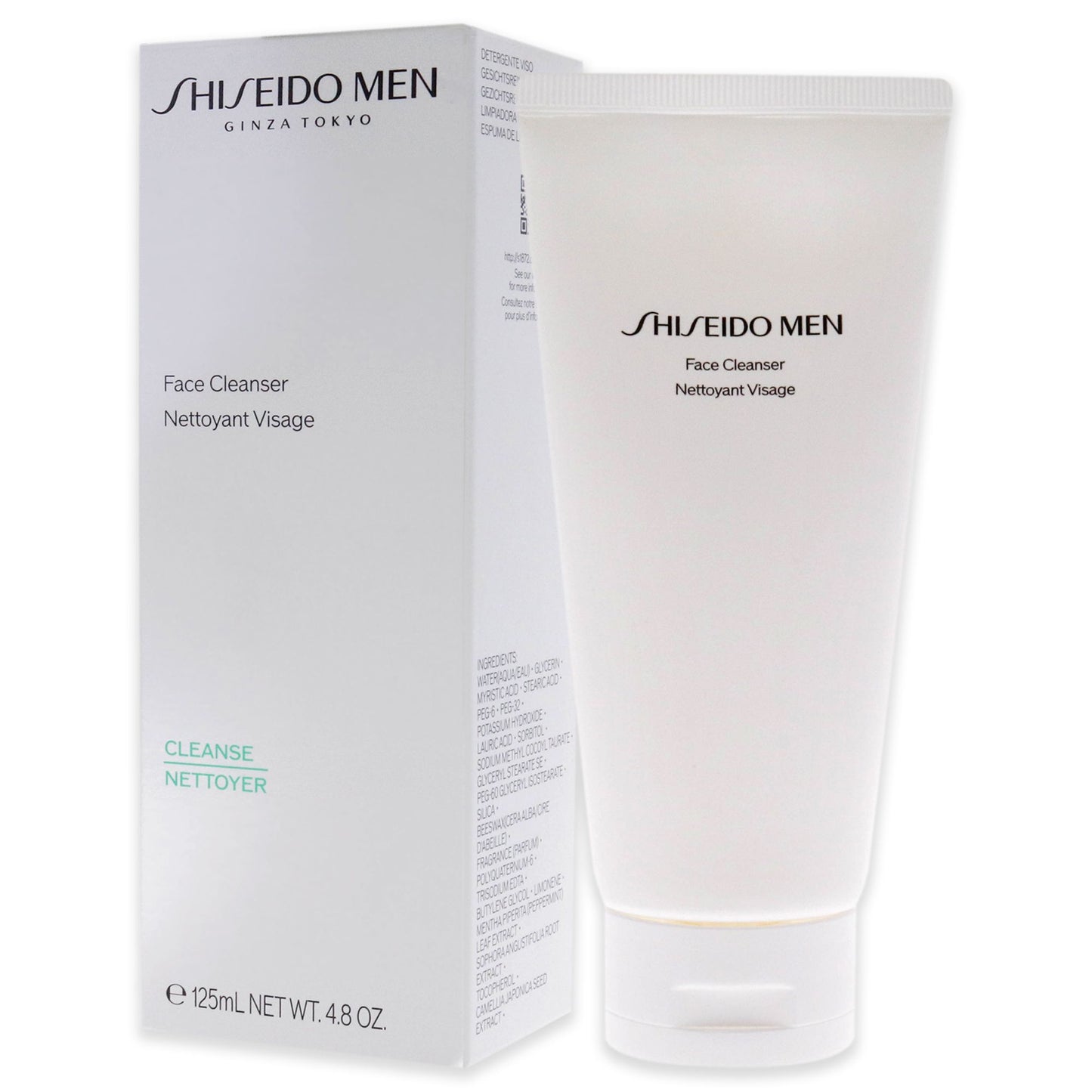 Men Cleansing Foam by Shiseido for Men - 4.8 oz Cleanser