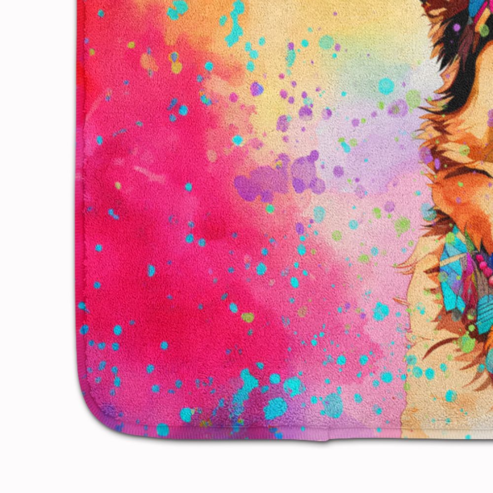 German Shepherd Hippie Dawg Memory Foam Kitchen Mat Machine Washable Anti-Fatigue Mat Cushion Comfort Bath Mat or Kitchen Rug