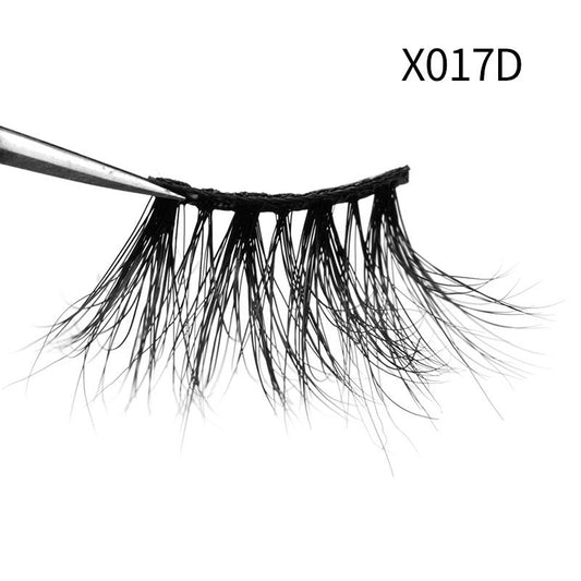 1Pair Mink Eyelashes Soft Natural Curl Half Eyelash For Eye Makeup Eye End Thicky Messy Handmade Lashes Hotsale Lash WholesaleDetails