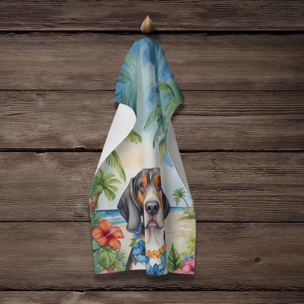 American English Coonhound Luau Kitchen Towel Dish Cloths Guest Hand Towel Decorative Bathroom Towel for Face,Tea, Dishcloth, Kitchen and Bath