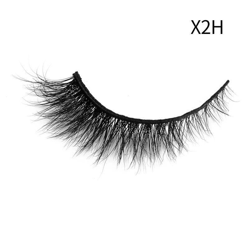 Handgemaakte Mink Wimpers Soft Curl Gevleugelde End Oog Langwerpige Valse Wimpers Dikke Kruis Natuurlijke Fake Lash Nieuwe Makeup Tools GroothandelDetails