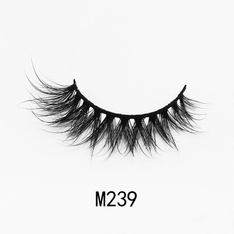 Handgemaakte Mink Wimpers Soft Curl Gevleugelde End Oog Langwerpige Valse Wimpers Dikke Kruis Natuurlijke Fake Lash Nieuwe Makeup Tools GroothandelDetails