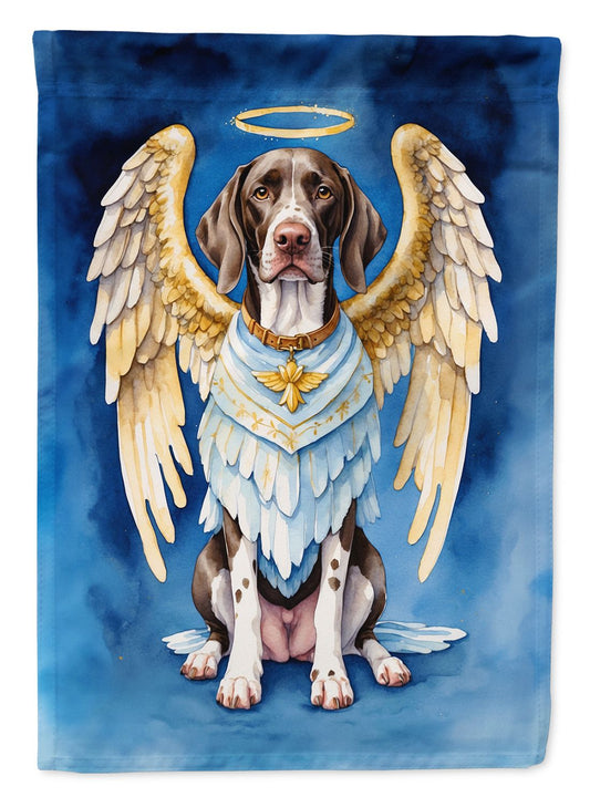German Shorthaired Pointer My Angel Garden Flag Mailbox Flag Decorative Yard Flag Banner Outside Patio Artwork Yard Flower Beds, Garden Size, Multicolor