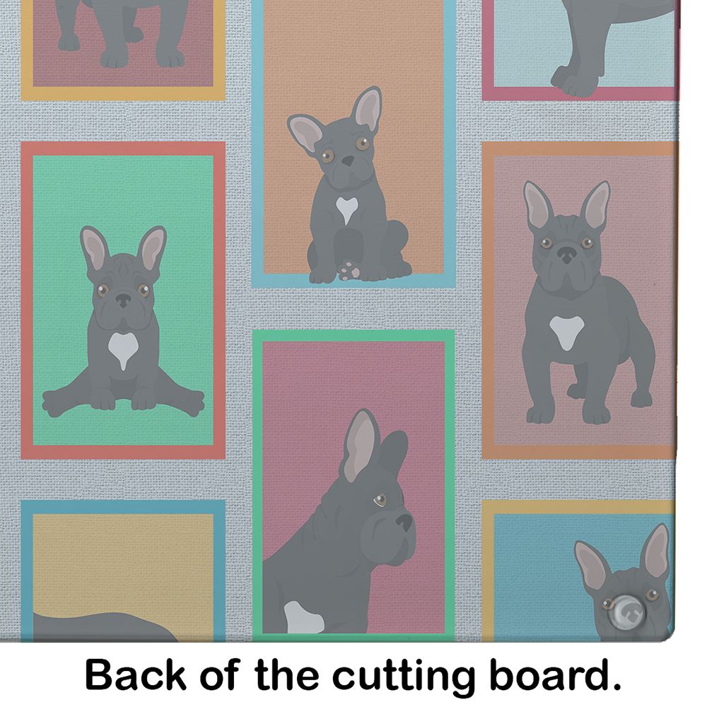 NEW Lots of Black French Bulldog Glass Cutting Board Decorative Tempered Glass Kitchen Cutting and Serving Board Large Size Chopping Board