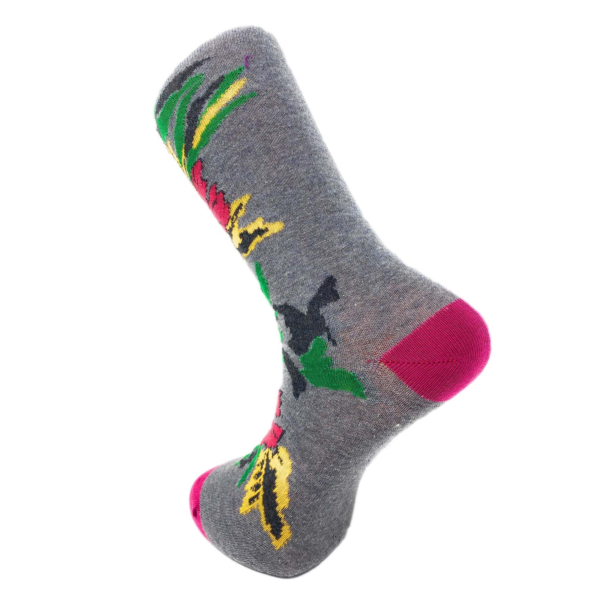 Colorful Funny Socks Novelty Crazy Cotton Crew Dress Socks 6 Pairs