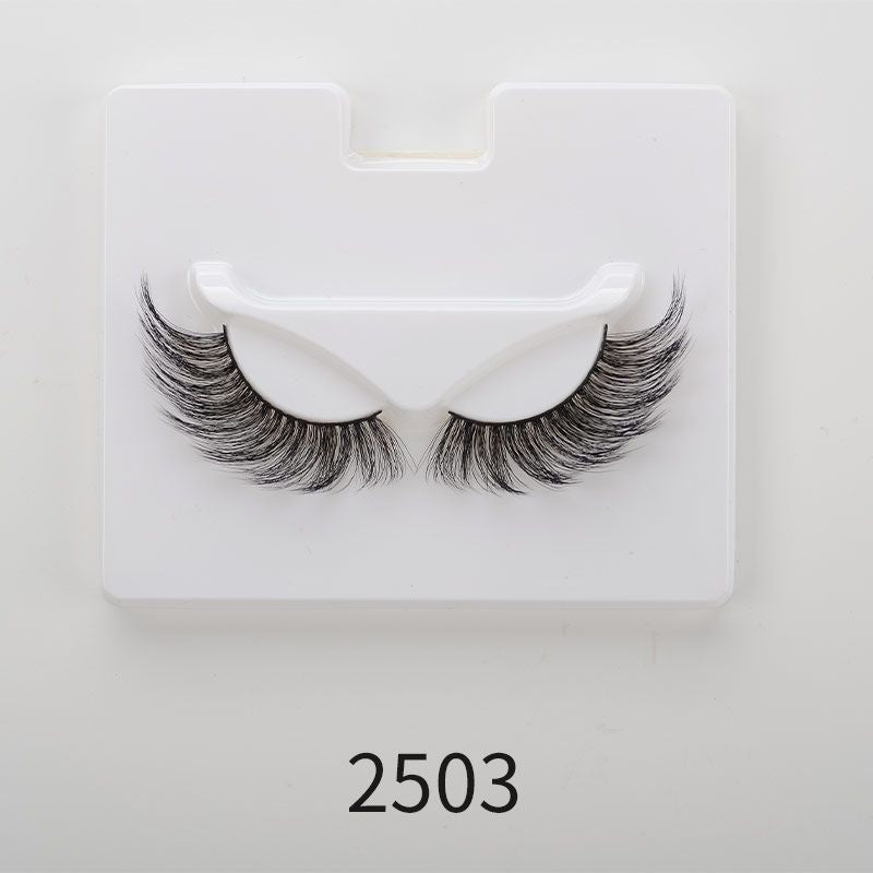 25mm Angel Winged Eyelashes Handmade Thick Theatrical Curly Fake Eyelash Black Natural Long Lash For Eyelash Extension WholesaleDetails