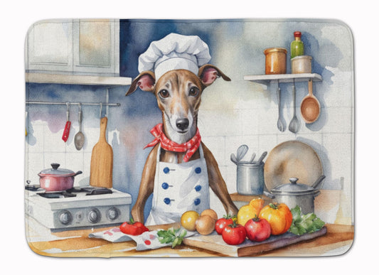 Greyhound The Chef Memory Foam Kitchen Mat Machine Washable Anti-Fatigue Mat Cushion Comfort Bath Mat or Kitchen Rug