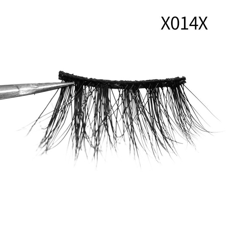 1Pair Mink Eyelashes Soft Natural Curl Half Eyelash For Eye Makeup Eye End Thicky Messy Handmade Lashes Hotsale Lash WholesaleDetails